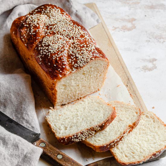 Basic Challah Bread Loaf - Recipe photo by OneSarcasticBaker