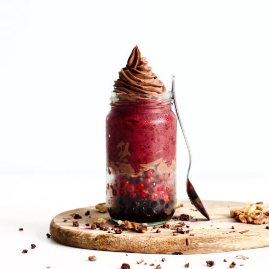 NiceCream Walnuts and Choco Dessert - Recipe photo by refreshmyhealth