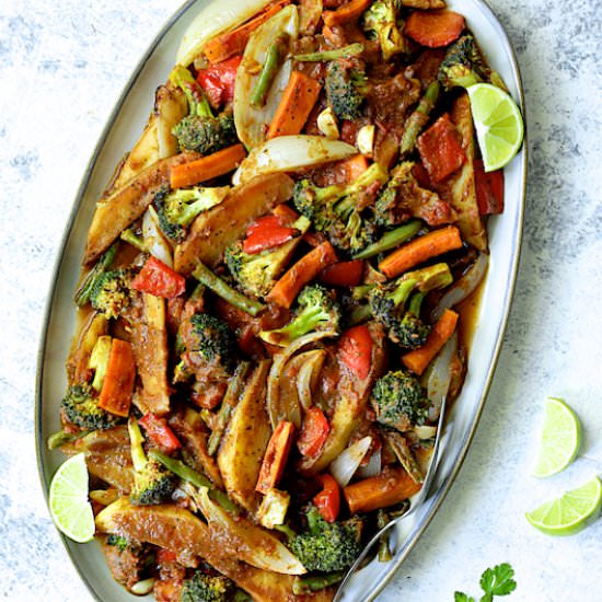 Curried Roast Vegetables - Recipe photo by fromachefskitchen