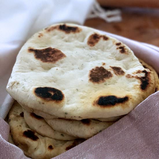 Greek Flatbread-Pita - Recipe photo by The Greek Foodie