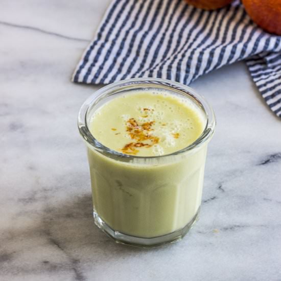 Orange Avocado Smoothie - Recipe photo by The Hungary Buddha
