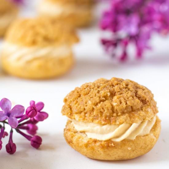 Choux au Craquelin with Biscoff - Recipe photo by Blondie-ish at kitchen