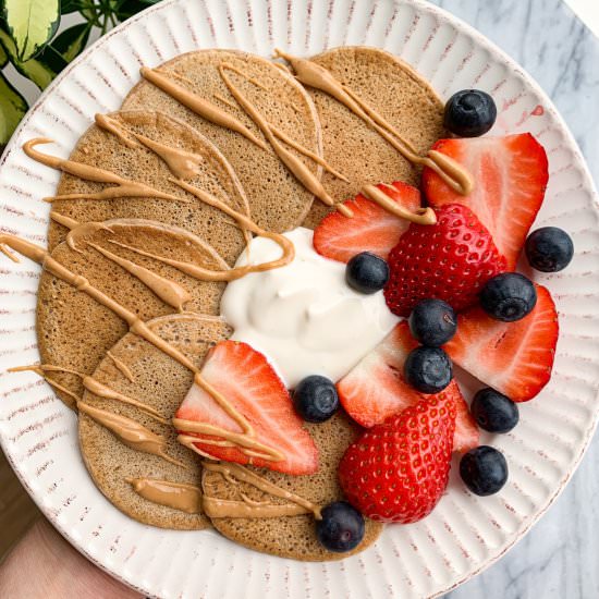 Vegan Spelt Pancakes - Recipe photo by livlabelfree
