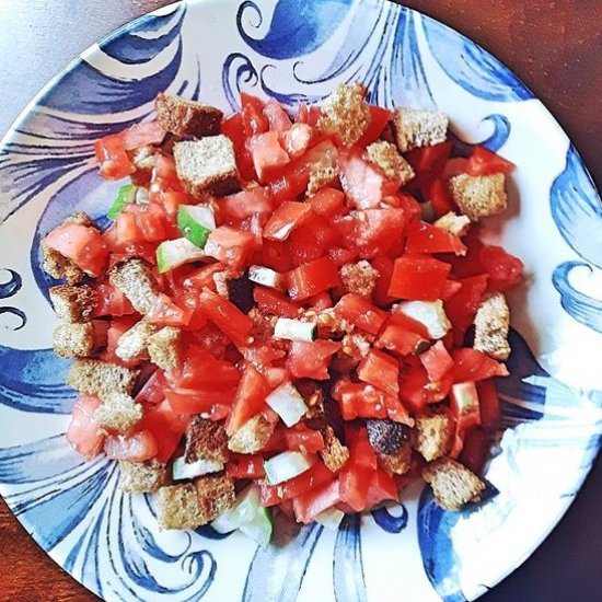 Chilled Gazpacho Summer Salad - Recipe photo by seasonalcookbook