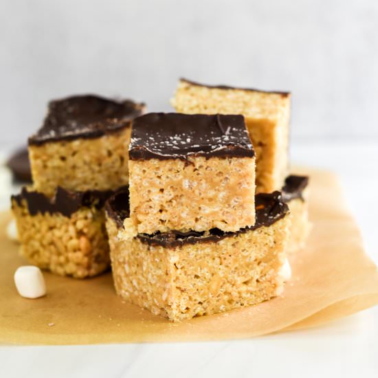 Tahini Browned Butter Rice Krispies - Recipe photo by mymoderncookery