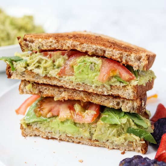 Guacamole Chicken Salad - Recipe photo by The Traveling Dietitian