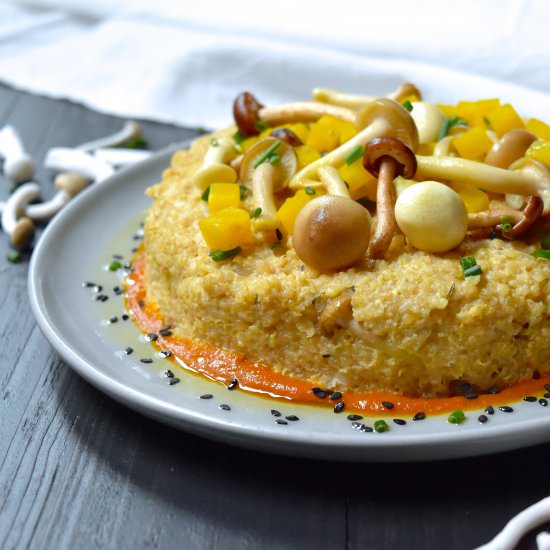 Golden Beet & Mushroom Quinotto - Recipe photo by toopreciousforprocessed