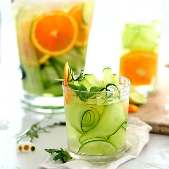 Cucumber Water - Recipe photo by Delightful Mom Food