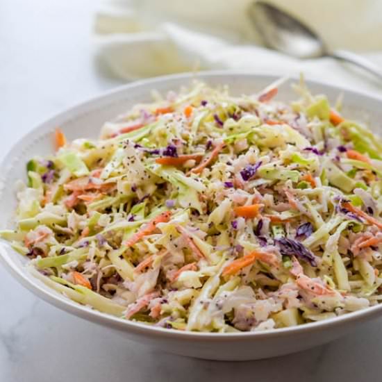 Traditional Southern Coleslaw - Recipe photo by garlic and zest