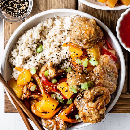 Sweet & Sour Cauliflower - Recipe photo by Healthy Little Vittles