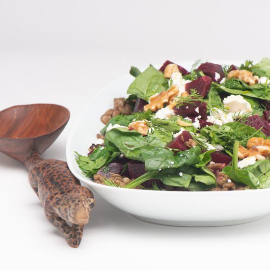 Pickled Beet Salad With Lentils - Recipe photo by Blue Cayenne