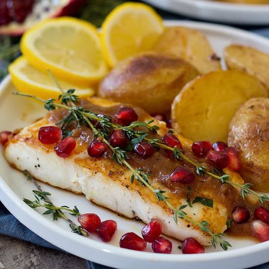 Pan Seared Alaska Halibut - Recipe photo by unicorns in the kitchen