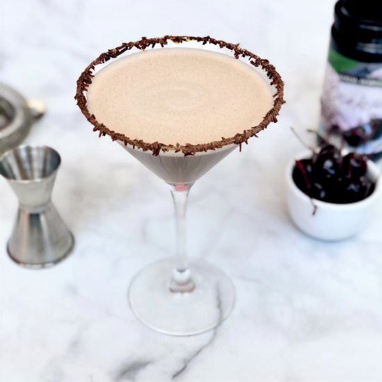 dark chocolate cherry martini - Recipe photo by Jackie Newgent