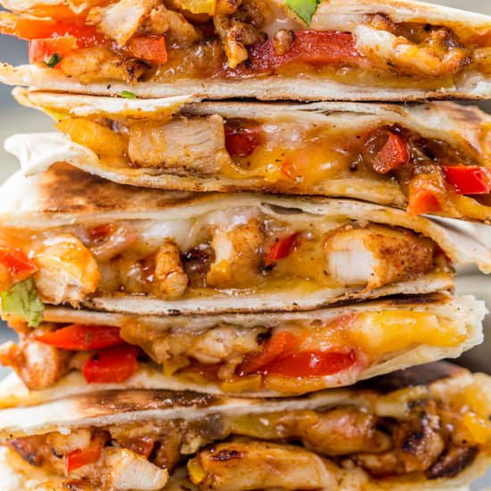 Chicken Fajita Quesadilla - Recipe photo by ValentinasCorner