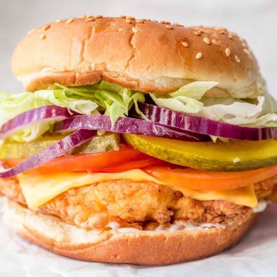 Crispy Chicken Sandwich - Recipe photo by ValentinasCorner