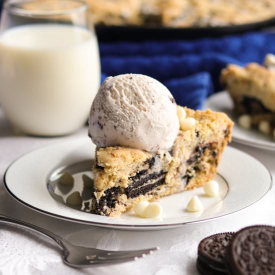 Cookies n' Creme Pizookie - Recipe photo by A baJillian Recipes