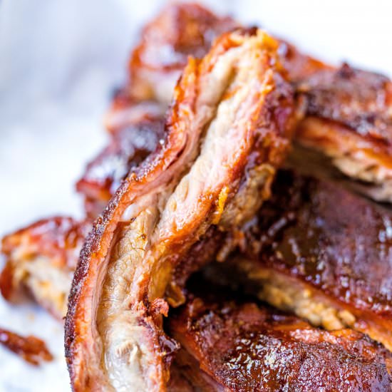 Smoked Ribs - Recipe photo by FoodFolksandFun