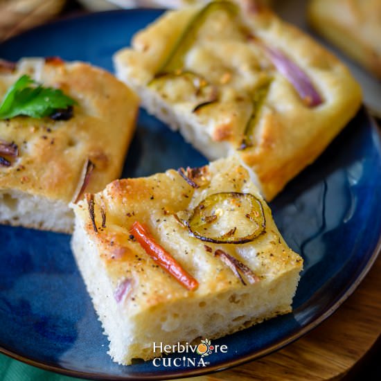 Sourdough Focaccia - Recipe photo by Herbivore Cucina