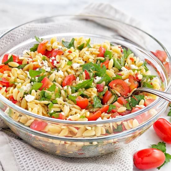 Risoni (Orzo) Salad - Recipe photo by chef not required