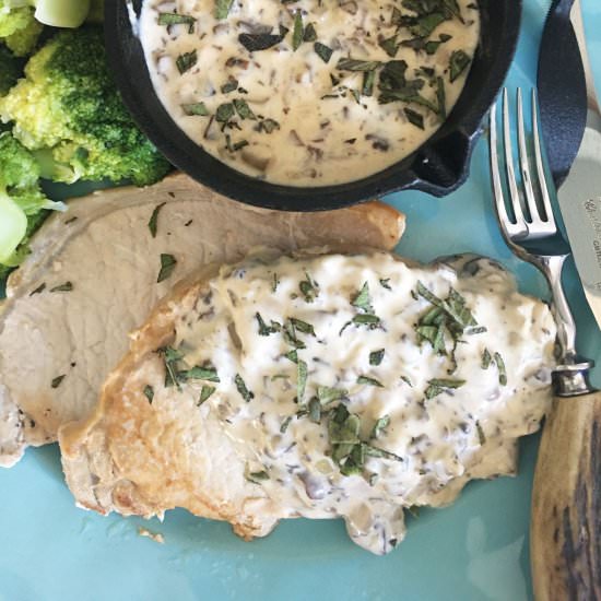Creamy Mushroom Sauce - Recipe photo by chezlerevefrancais