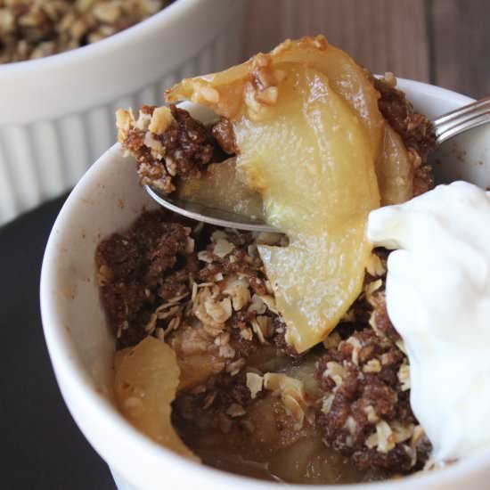 Gluten Free Apple Crisp For One - Recipe photo by savorysaver