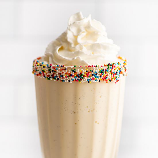 The Best Vanilla Milkshake - Recipe photo by BakingMischief