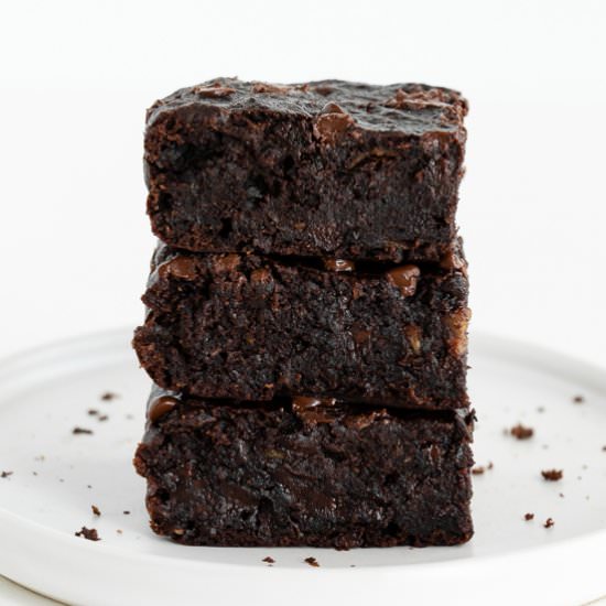 Vegan Banana Brownies - Recipe photo by purelykaylie