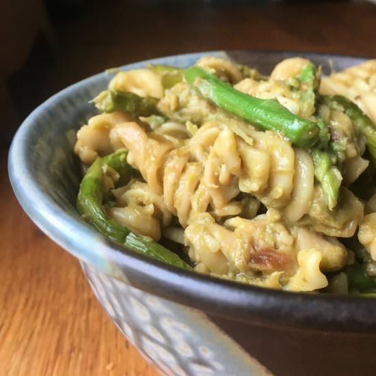 Asparagus Pasta - Recipe photo by ChickpeasAndSpice