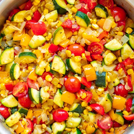 Zucchini & Corn (Calabacitas) - Recipe photo by Averie
