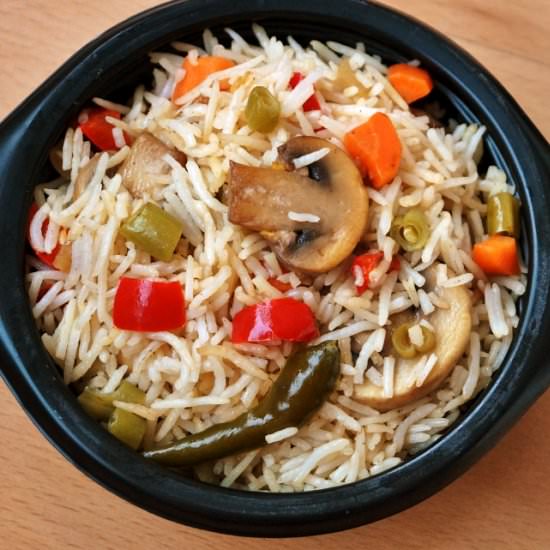 Mushroom fried rice - Recipe photo by Flavours on Plate