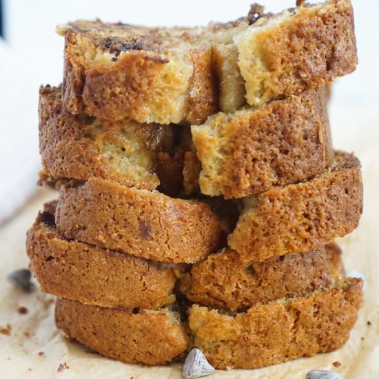 Best Chocolate Chip Banana Bread - Recipe photo by cookingwithteamj
