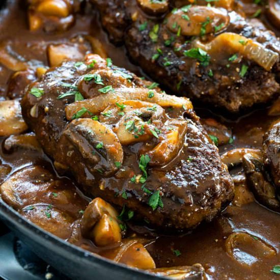 Best Salisbury Steak - Recipe photo by Jessica Gavin