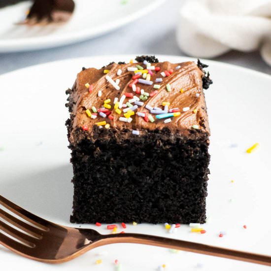 Chocolate Sheet Cake - Recipe photo by CrumbsCorkscrews