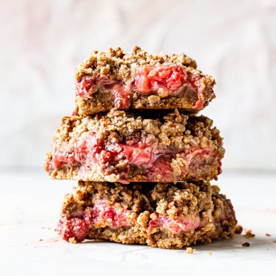 Berry Crumb Bars - Recipe photo by Healthy Little Vittles