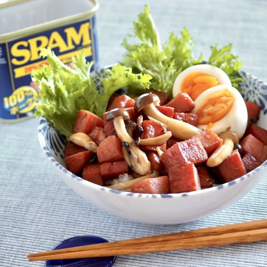 SPAM Teriyaki Rice Bowl - Recipe photo by ochikeron
