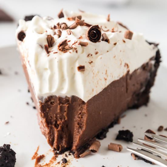 Chocolate Cream Pie - Recipe photo by girlinspired