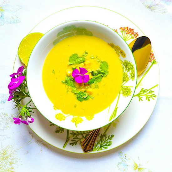 Sweet Corn Coconut Soup - Recipe photo by gerifood