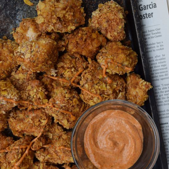 Spicy Cajun Chicken Nuggets - Recipe photo by kneadmorefood