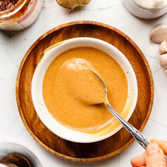 real deal peanut sauce - Recipe photo by okonomi kitchen