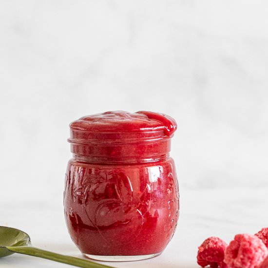Raspberry Sauce - Recipe photo by Aredspatula