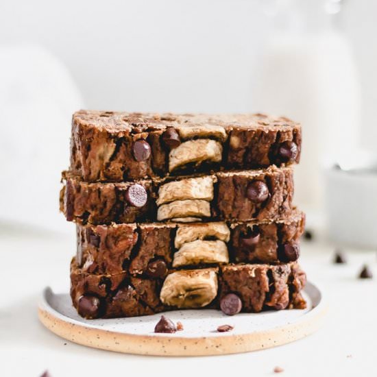 Chocolate Chip Banana Bread - Recipe photo by paleoinpdx