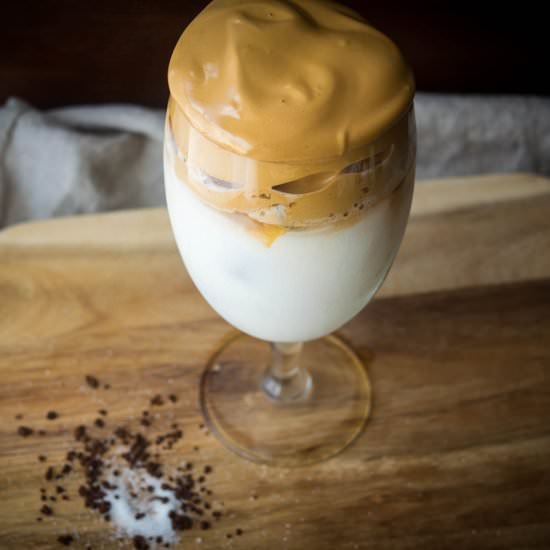 Spiked Dalgona Coffee - Recipe photo by JawnsICooked