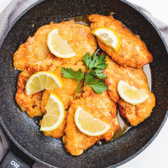 Lemon Chicken Piccata - Recipe photo by MasalaHerb