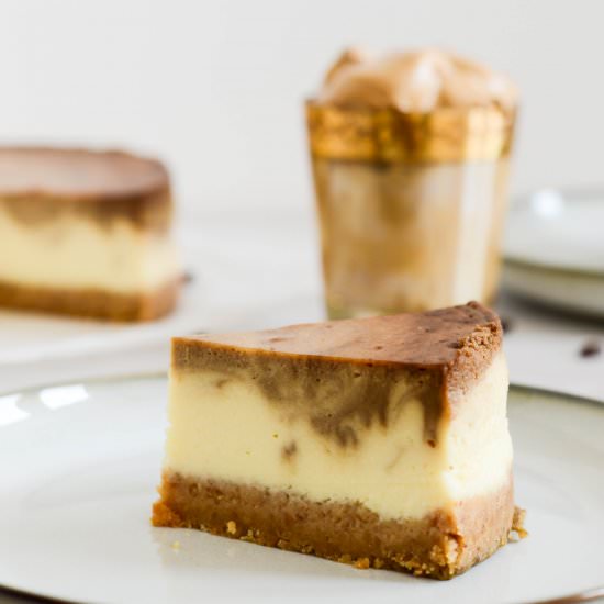 Espresso Swirl Cheesecake - Recipe photo by Cakes By Chichi