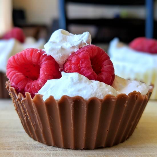 Chocolate Cream Cups - Recipe photo by healthbeet