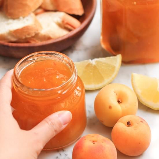 Easy Apricot Jam (GF, Vegan) - Recipe photo by felicialim