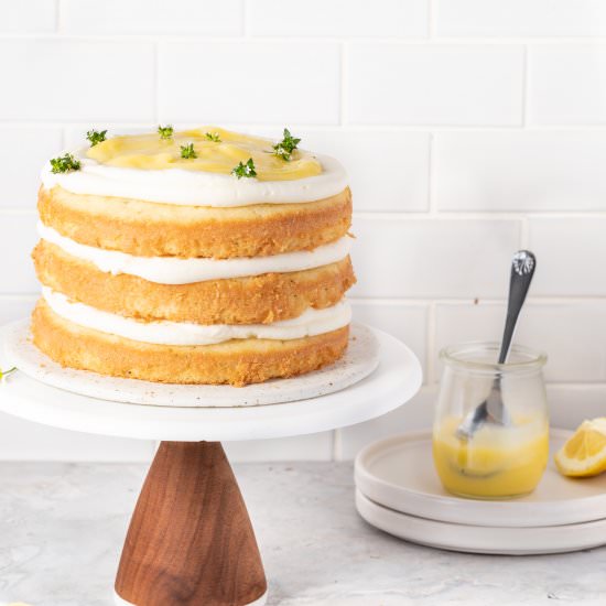 Lemon and Thyme Layer Cake - Recipe photo by lilcupcakemonkey