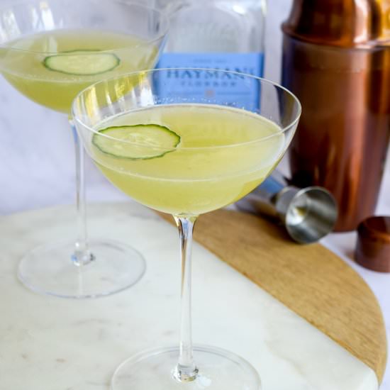 Cucumber & Elderflower Gimlets - Recipe photo by missrachelphipps
