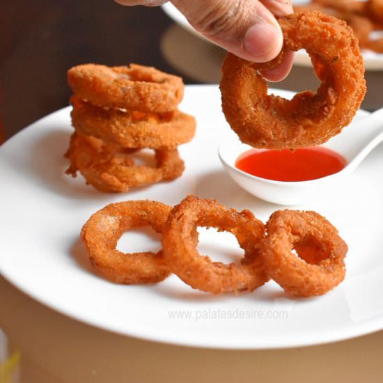 Onion Rings - Recipe photo by Palates Desire