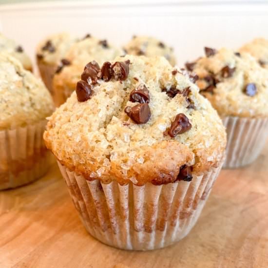 Chocolate Chip Muffins - Recipe photo by Icing on the Bake